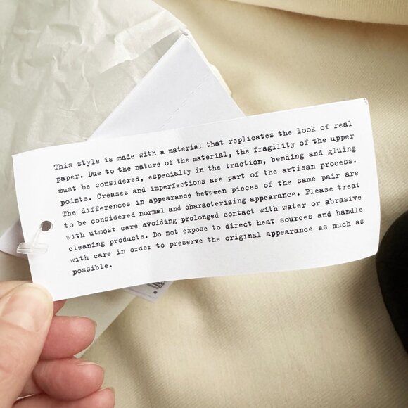 Margiela Tabi Paper Boots in Black, size 38 - Picture 9 of 11